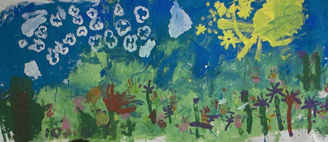 Painting by our students